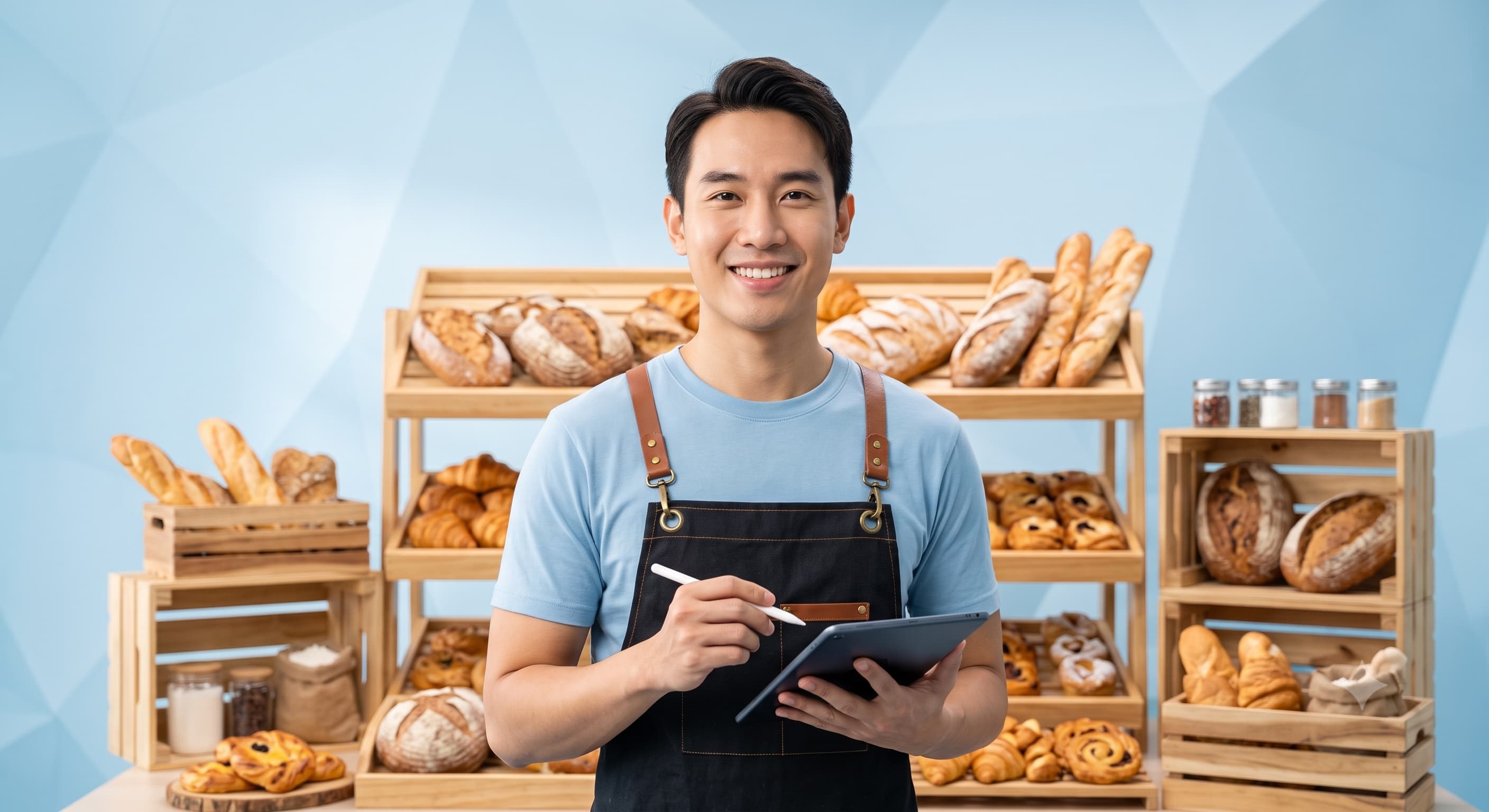 Ilustrasi solusi CUANRAPI untuk industri F&B